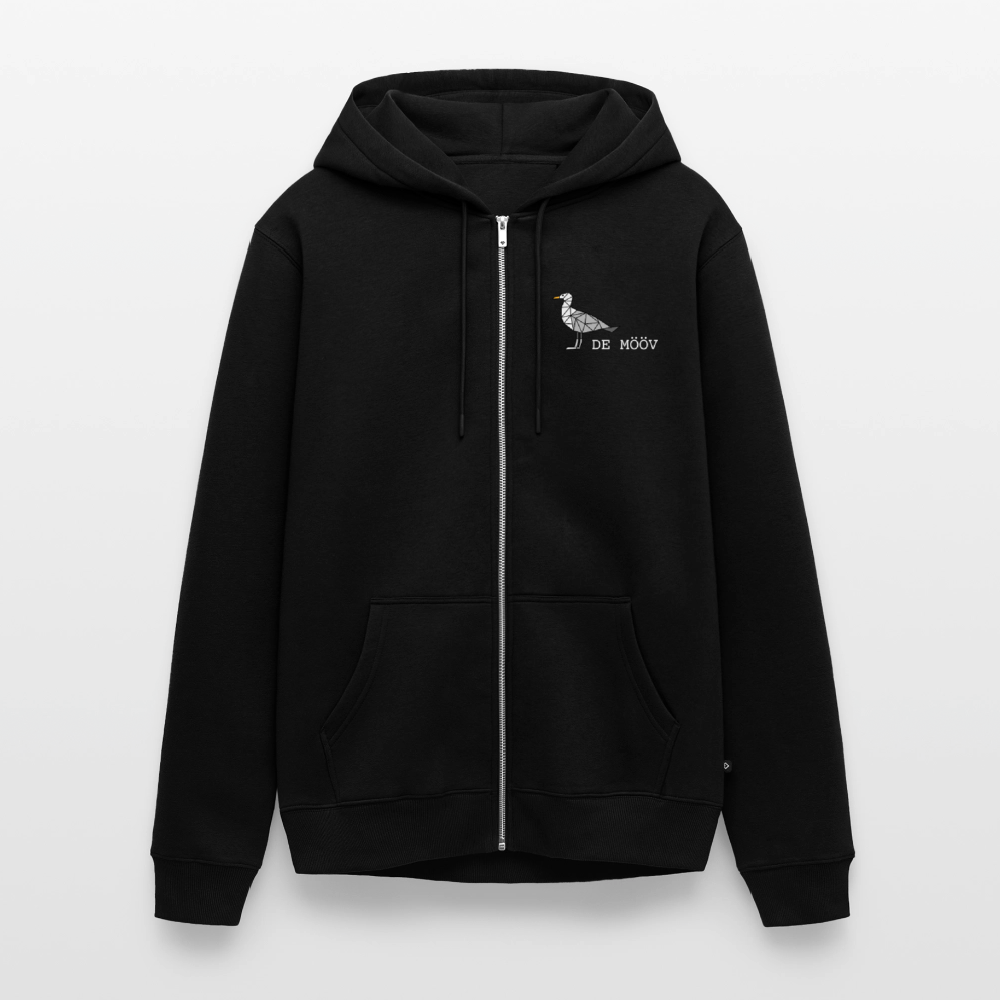 Herren Premium Kapuzenjacke - de Mööv (weiss) - Schwarz
