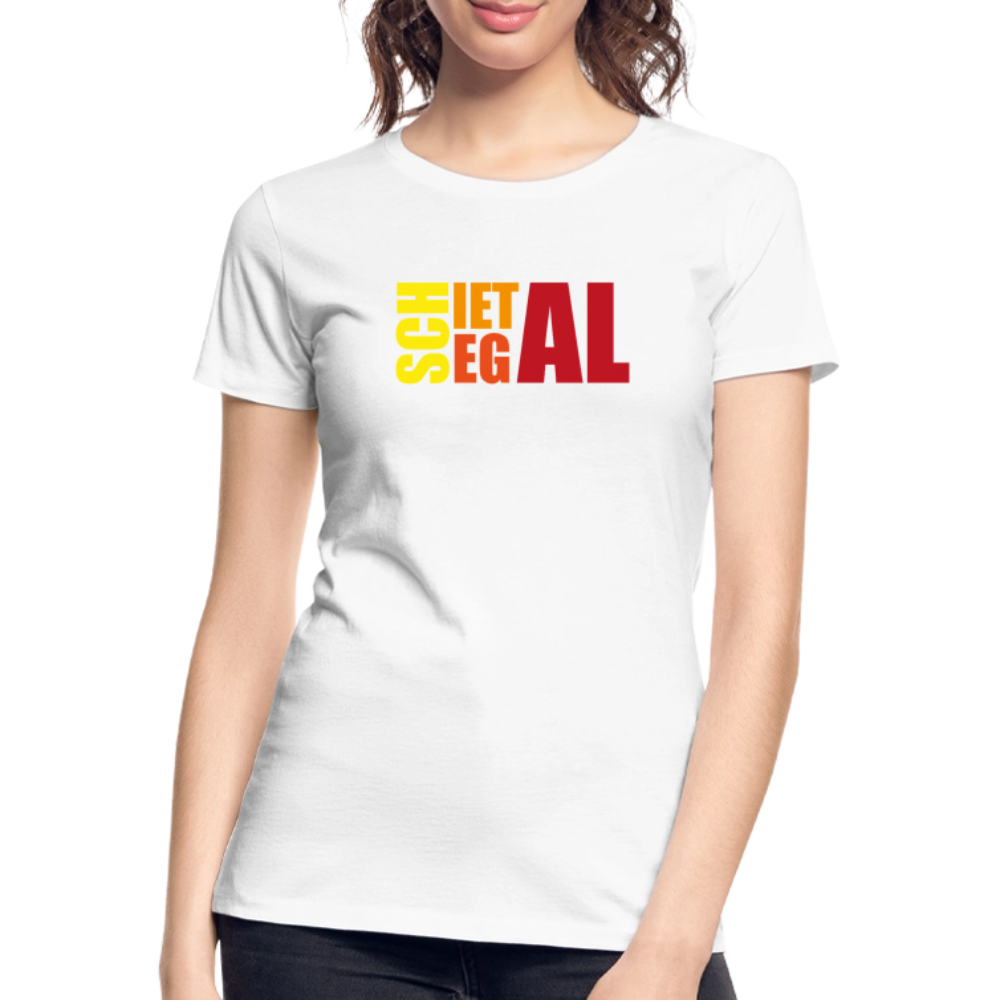 Frauen Premium Bio T-Shirt - Schietegal - Weiß
