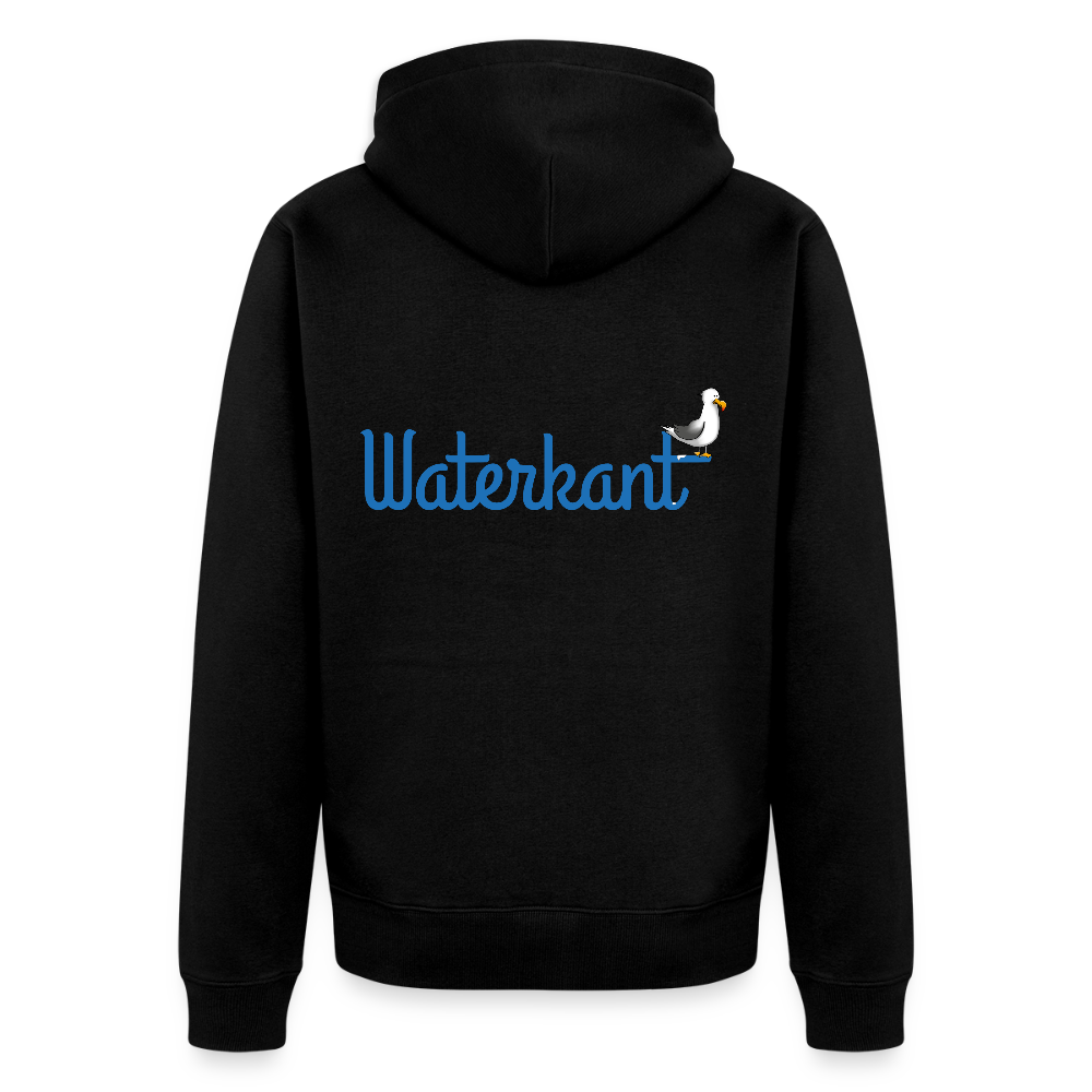 Männer Premium Kapuzenjacke - Waterkant - Schwarz