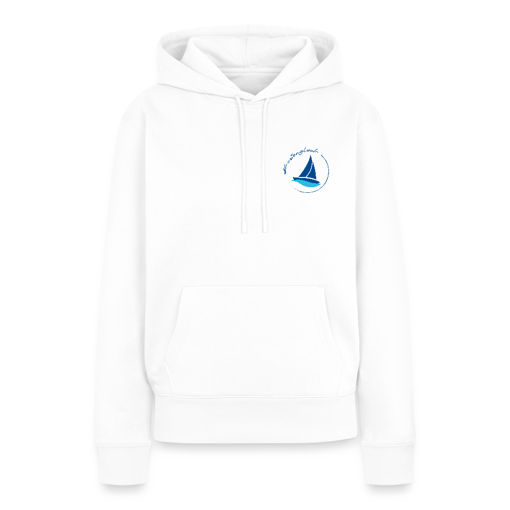 Frauen Premium Hoodie - Küstenglück - Weiß
