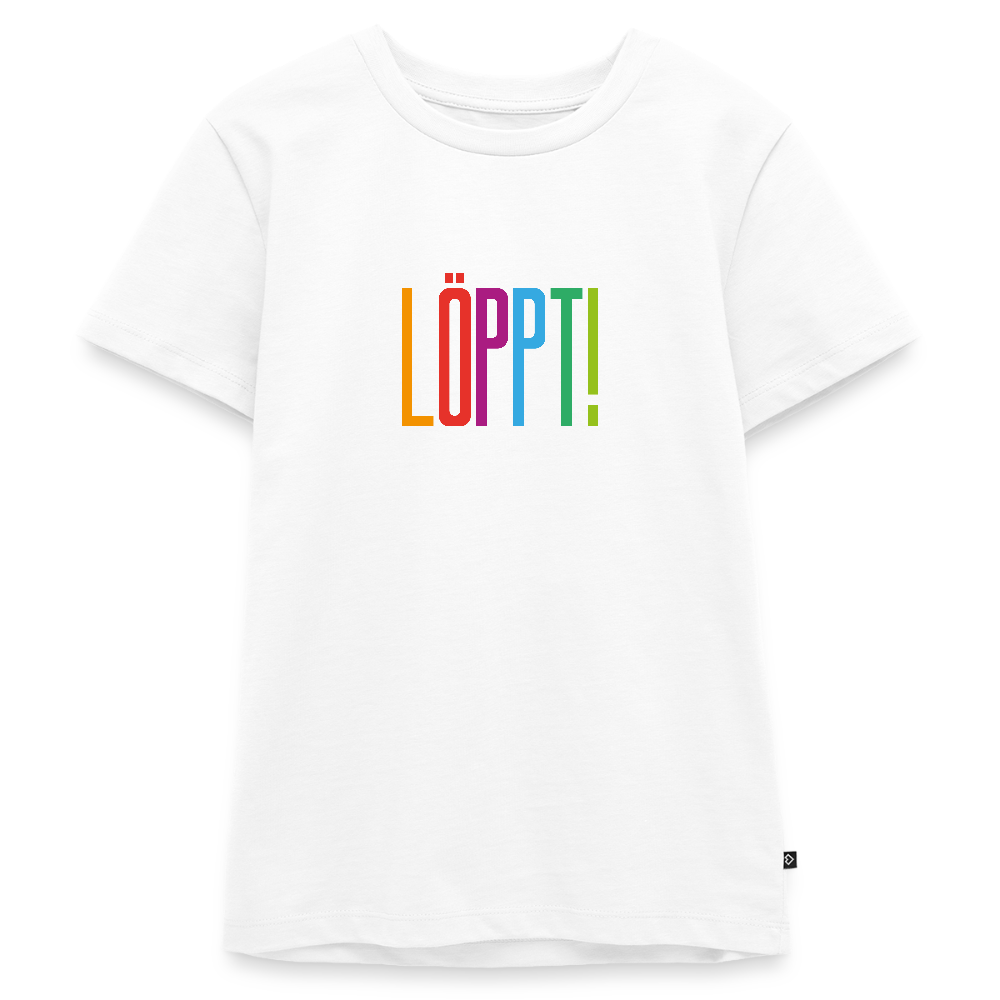 Teenager Premium T-Shirt - Löppt! - Weiß