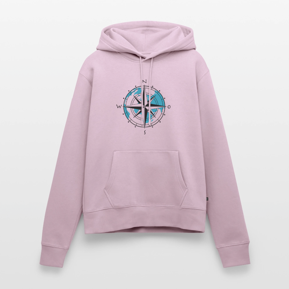 Damen Premium Hoodie - Kompass - Altrosa