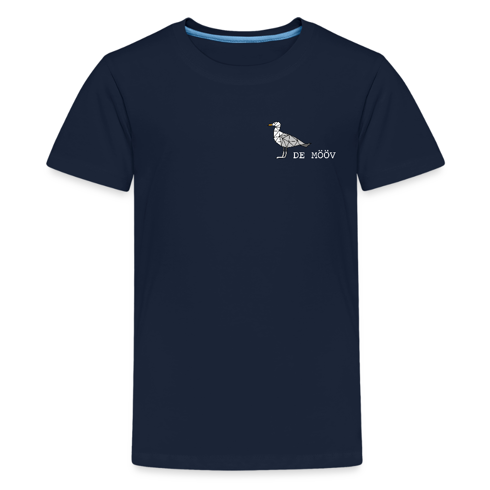 Teenager Premium T-Shirt - de Mööv (weiss) - Navy