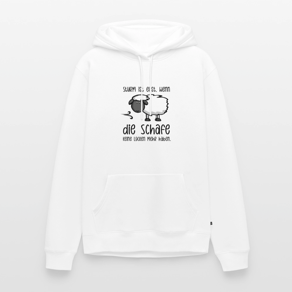 Herren Premium Hoodie - Schaf - Weiß