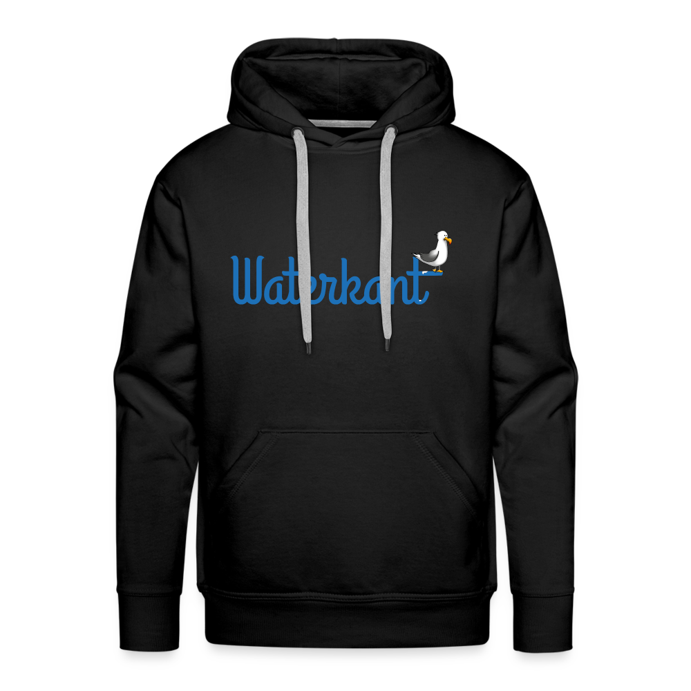 Männer Premium Hoodie - Waterkant - Schwarz