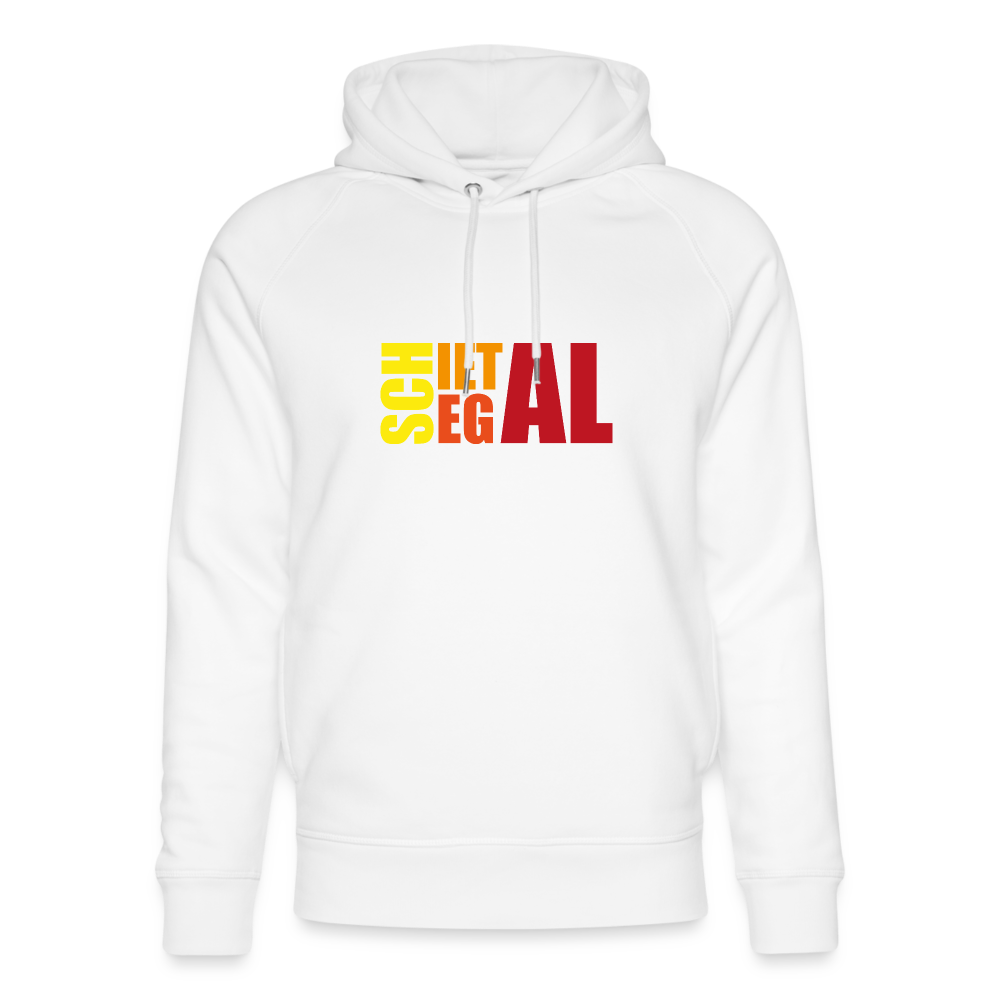 Unisex Bio-Hoodie - Schietegal - Weiß