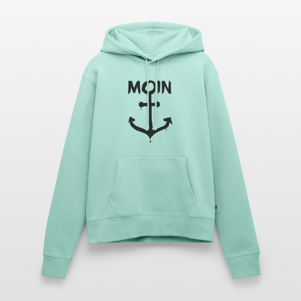 Damen Premium Hoodie - Moin Anker - Mint