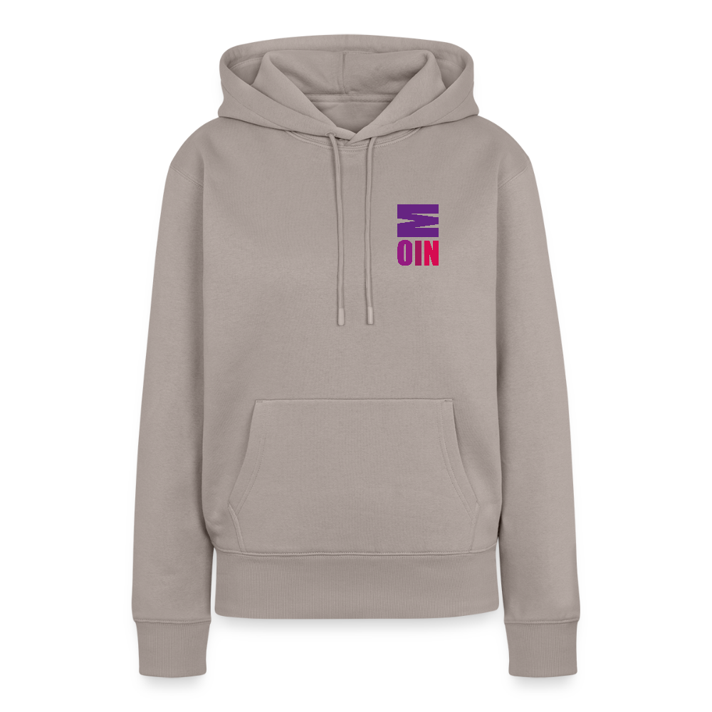 Frauen Premium Hoodie - Moin - Taupe