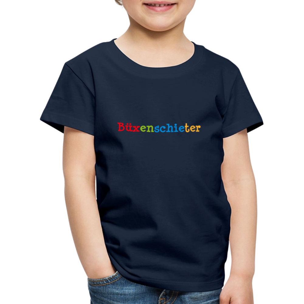 Kinder Premium T-Shirt - Büxenschieter - Navy