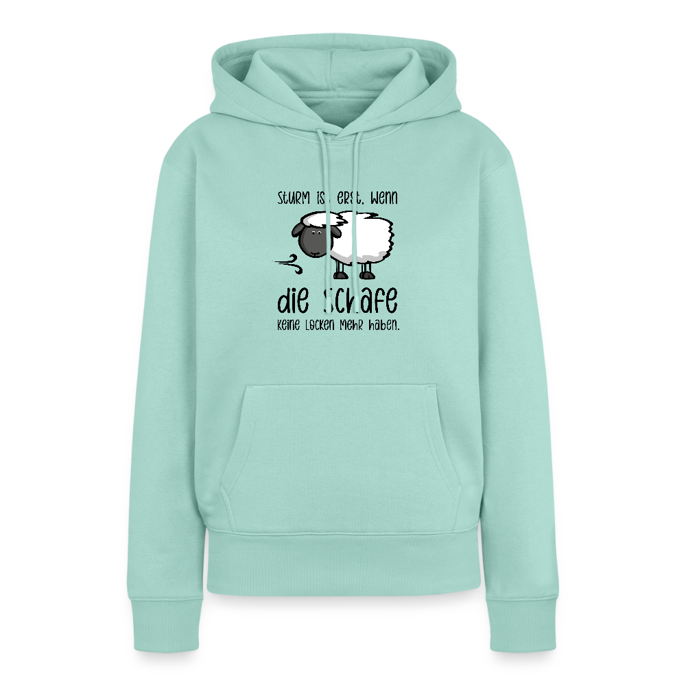 Damen Premium Hoodie - Schaf - Mint