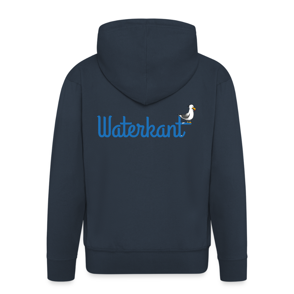 Männer Premium Kapuzenjacke - Waterkant - Navy