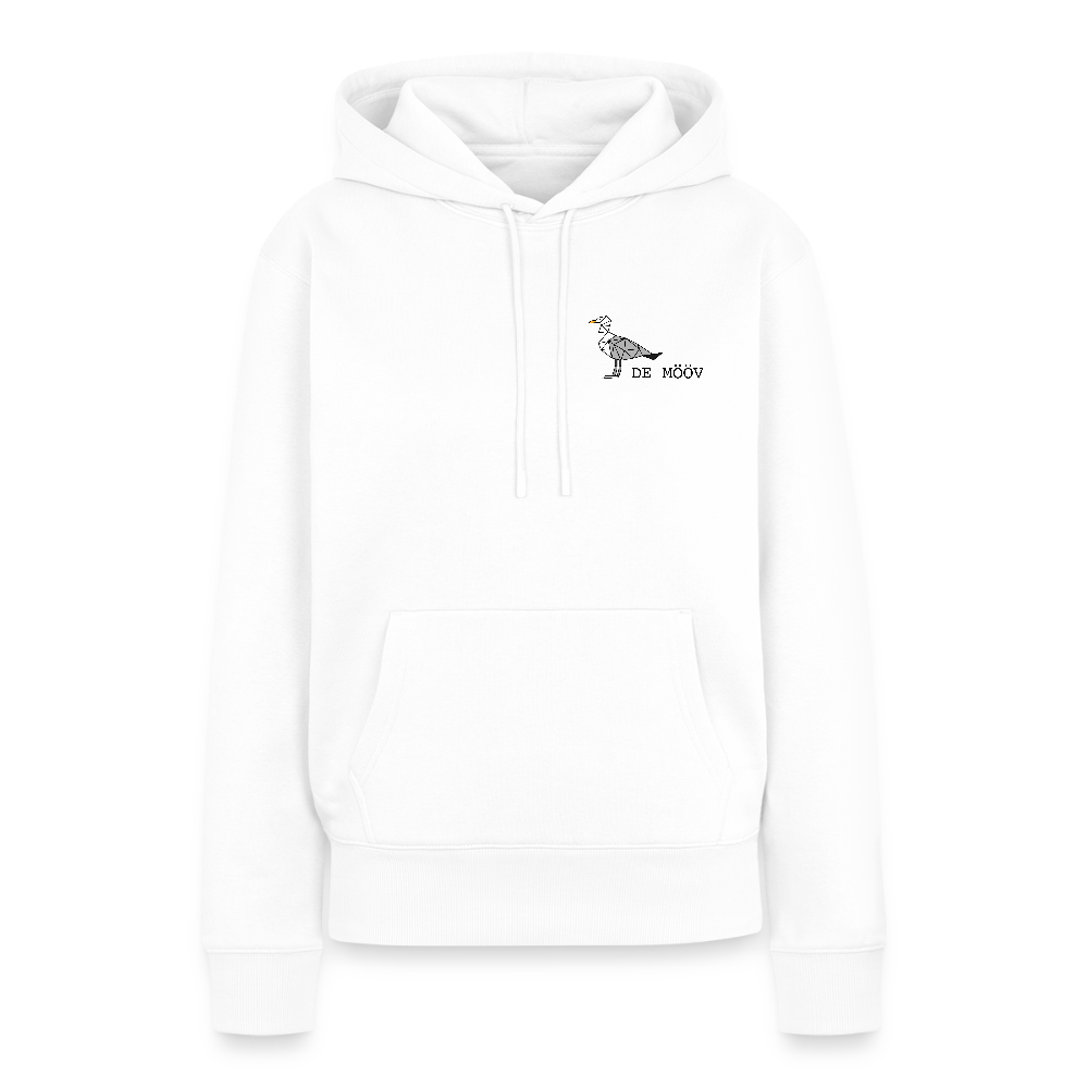 Damen Premium Hoodie - de Mööv - Weiß