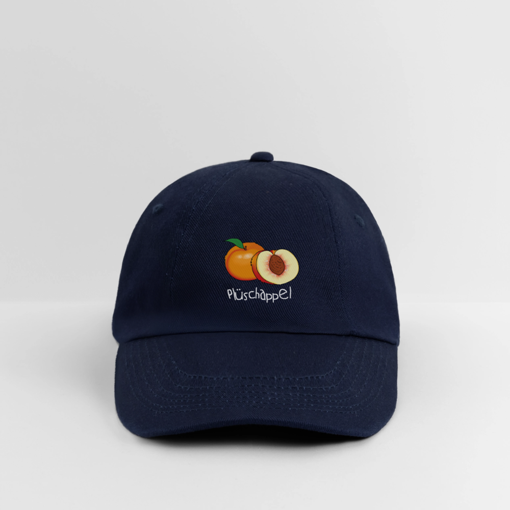 Baseballkappe - Plüschappel weiß - Blau/Blau