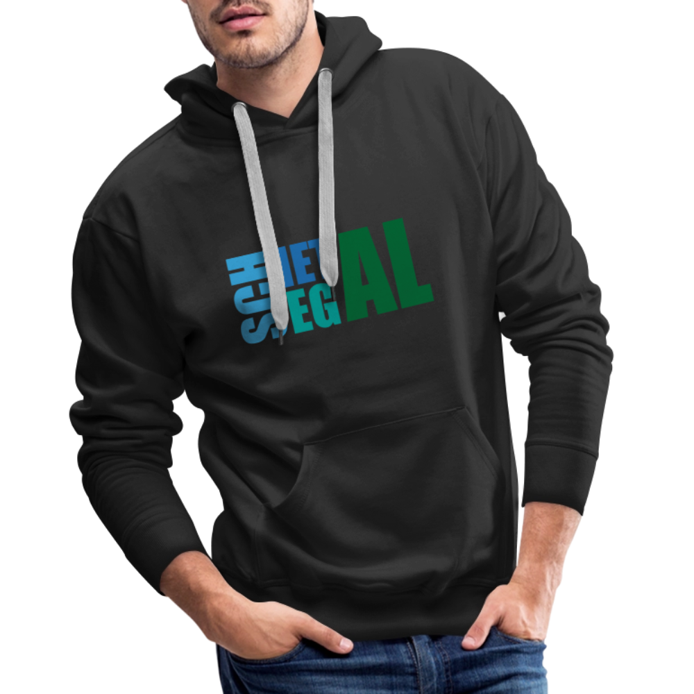 Männer Premium Hoodie - Schietegal - Schwarz