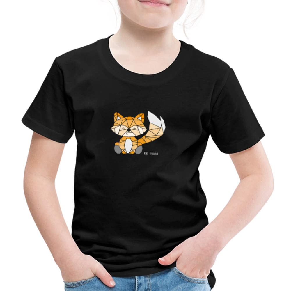 Kinder Premium T-Shirt - De Voss (weiss) - Schwarz