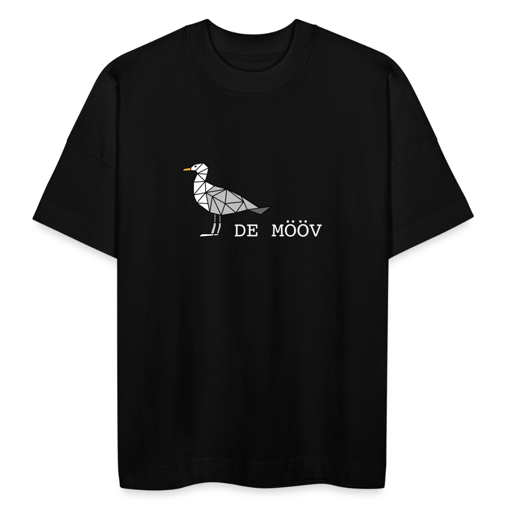 Unisex Oversize Bio-T-Shirt - de Mööv (weiss) - Schwarz