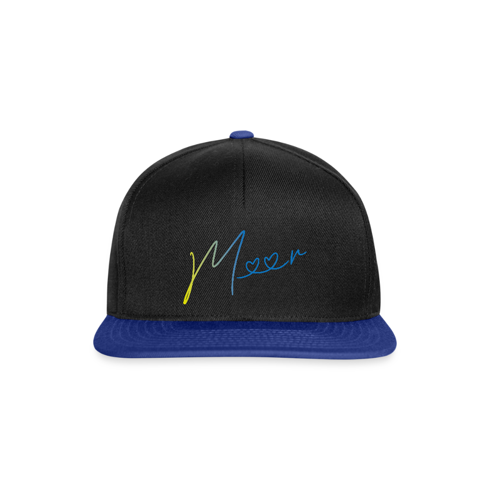 Snapback Cap - Meer - Schwarz/Königsblau