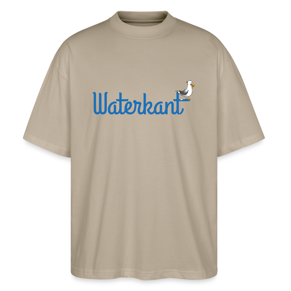 Unisex Oversize Bio-T-Shirt - Waterkant - Steingrau