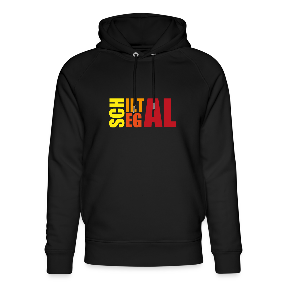 Unisex Bio-Hoodie - Schietegal - Schwarz