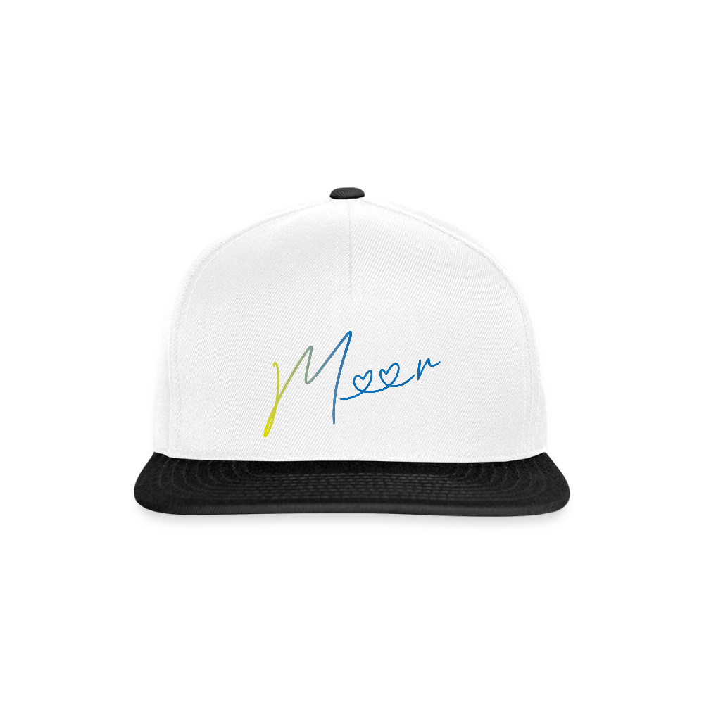 Snapback Cap - Meer - Weiß/Schwarz