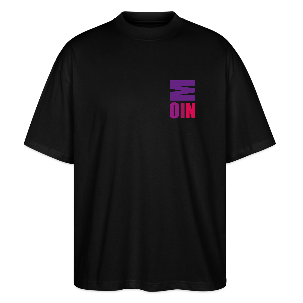 Unisex Oversize Bio-T-Shirt - Moin - Schwarz