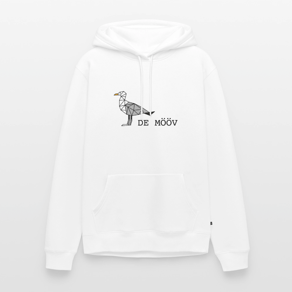 Herren Premium Hoodie - de Mööv - Weiß