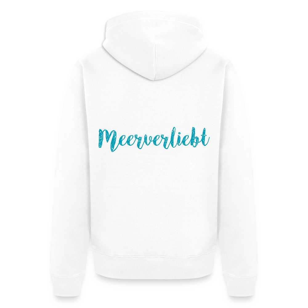 Herren Premium Kapuzenjacke - Meerverliebt - Weiß