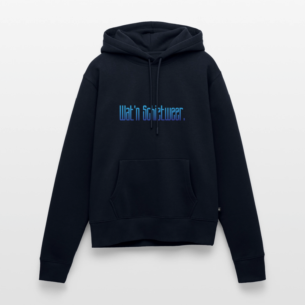 Damen Premium Hoodie - wat'n Schietweer - Navy