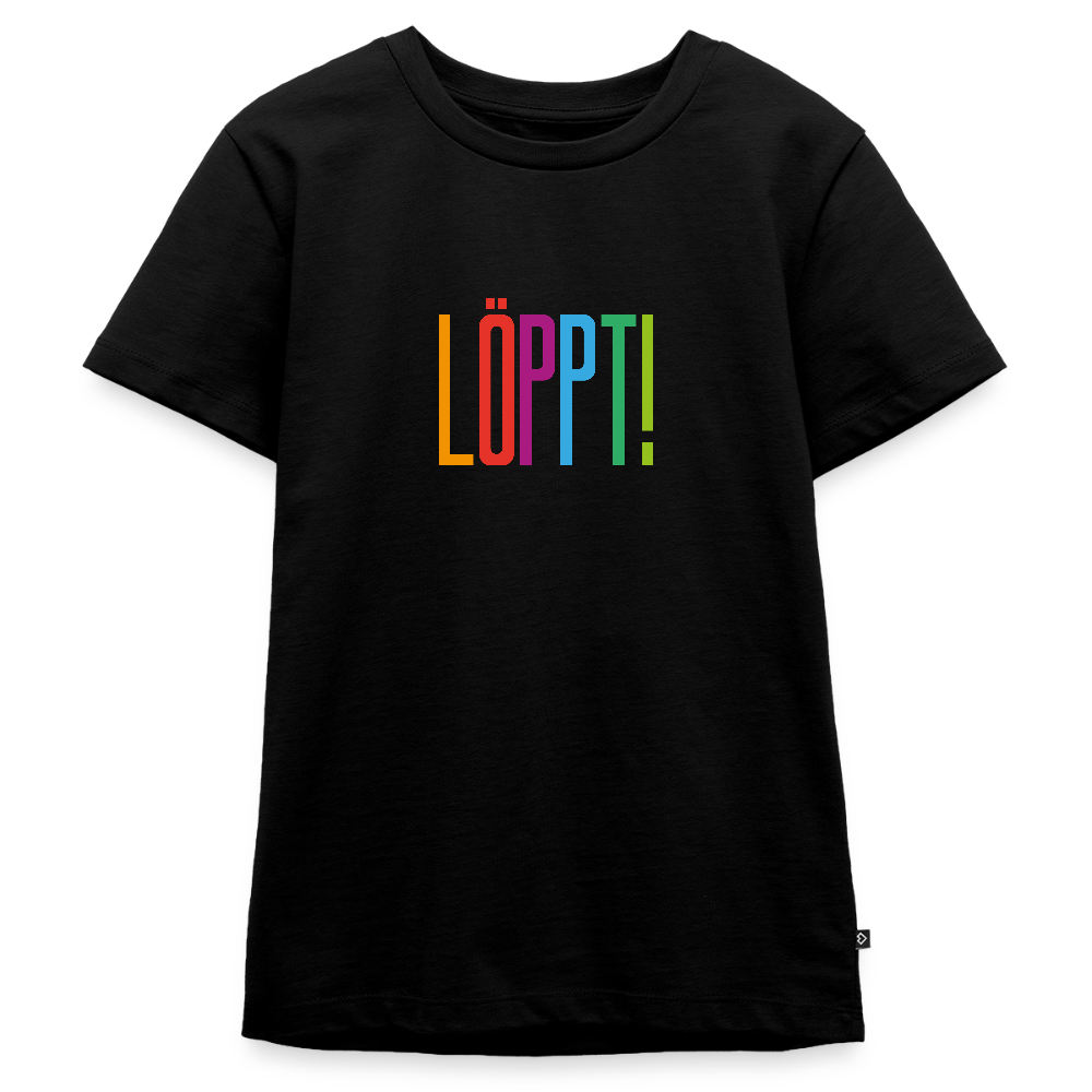 Teenager Premium T-Shirt - Löppt! - Schwarz