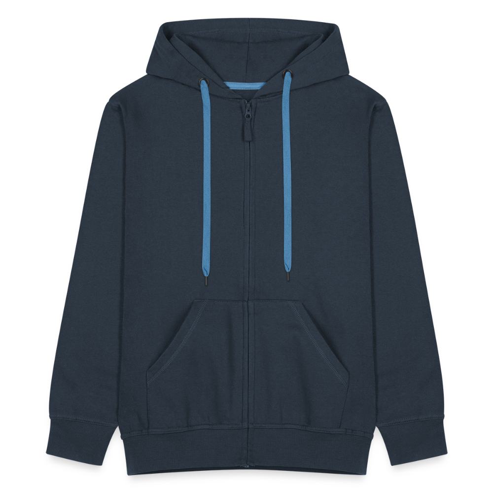 Männer Premium Kapuzenjacke - Waterkant - Navy