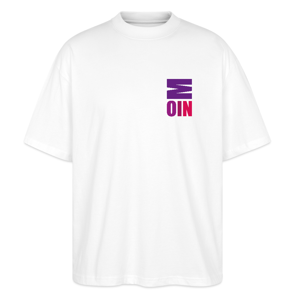 Unisex Oversize Bio-T-Shirt - Moin - Weiß