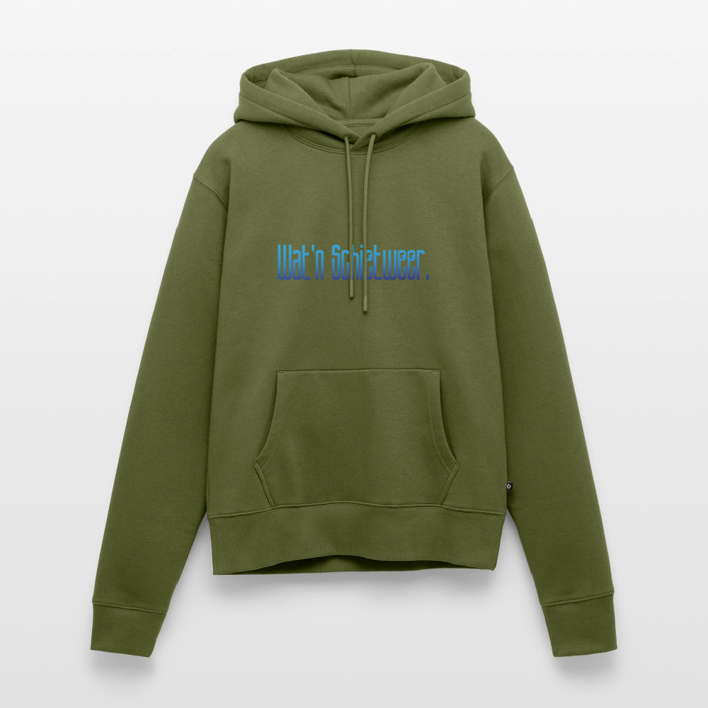 Damen Premium Hoodie - wat'n Schietweer - Khaki