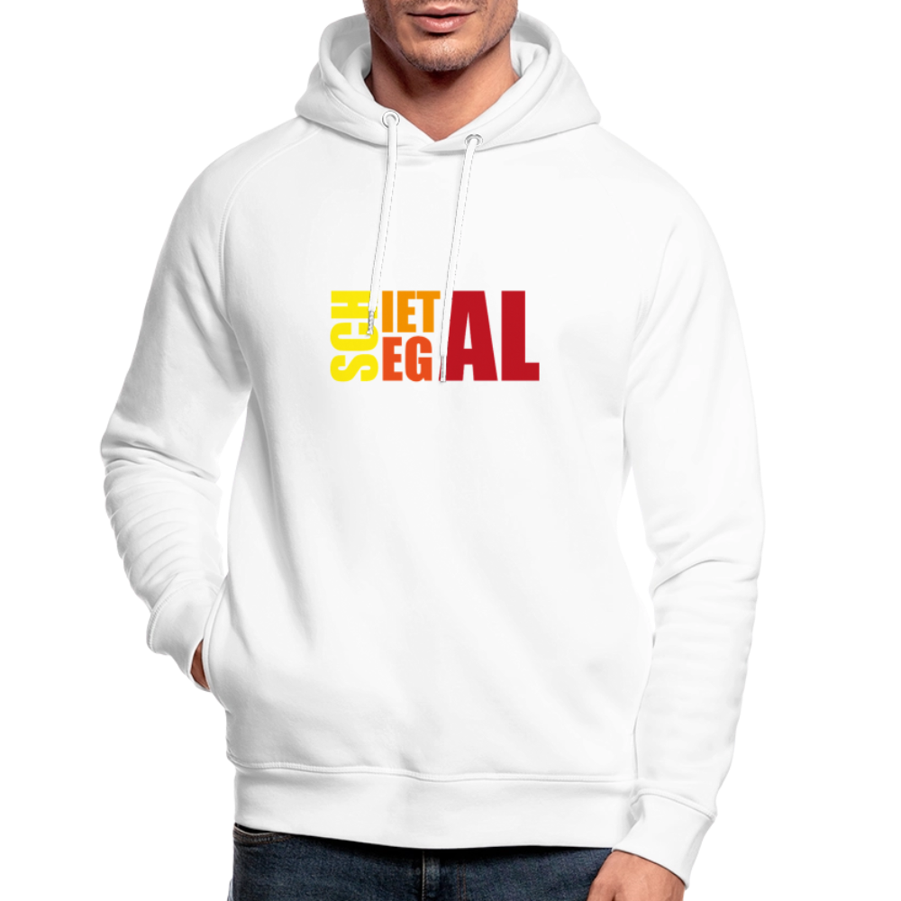 Unisex Bio-Hoodie - Schietegal - Weiß