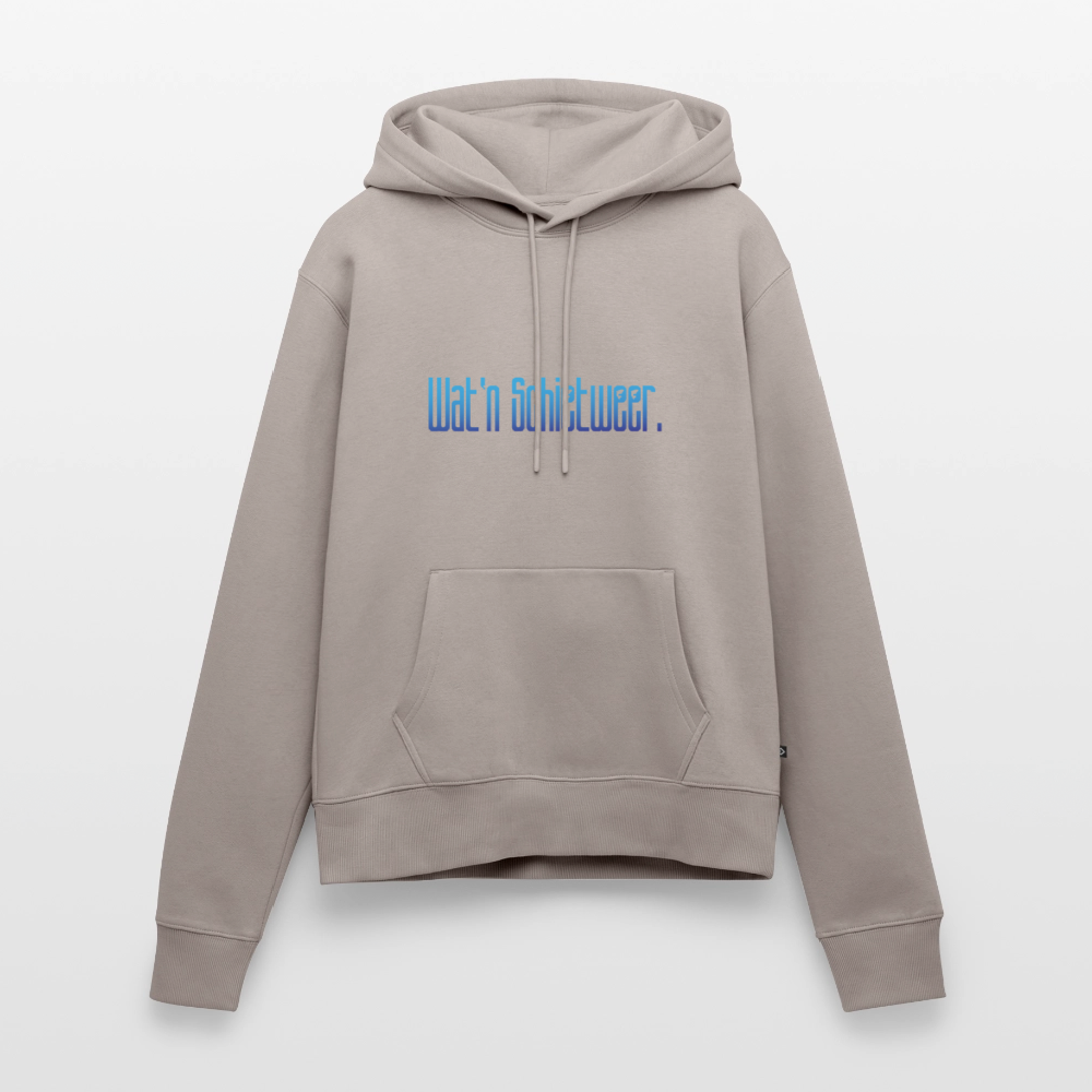 Damen Premium Hoodie - wat'n Schietweer - Taupe