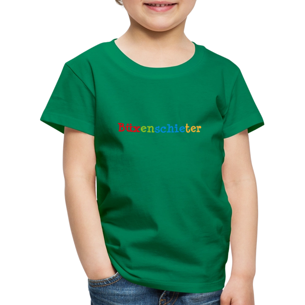 Kinder Premium T-Shirt - Büxenschieter - Kelly Green