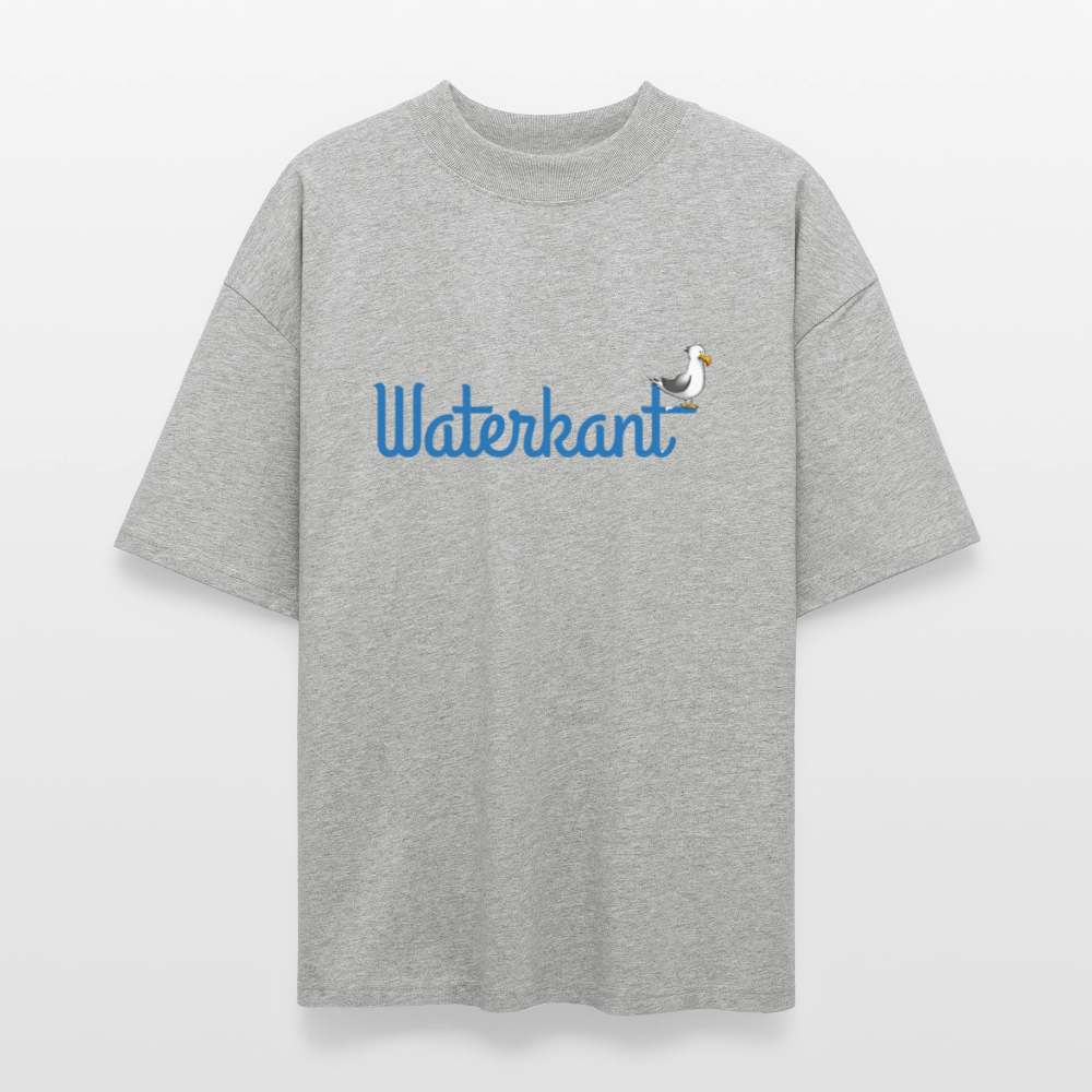 Unisex Oversize Bio-T-Shirt - Waterkant - Grau meliert