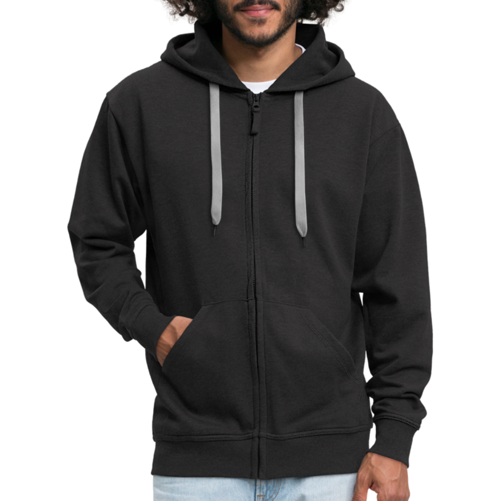 Männer Premium Kapuzenjacke - Waterkant - Schwarz