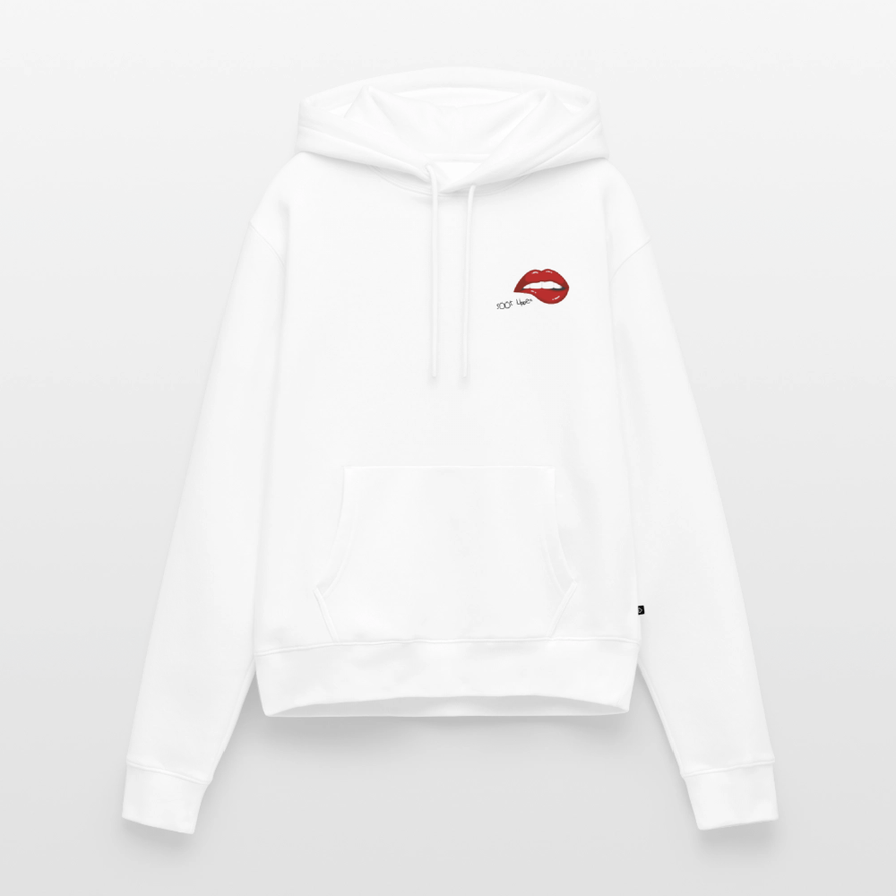 Damen Premium Hoodie - Sööt Lippen - Weiß