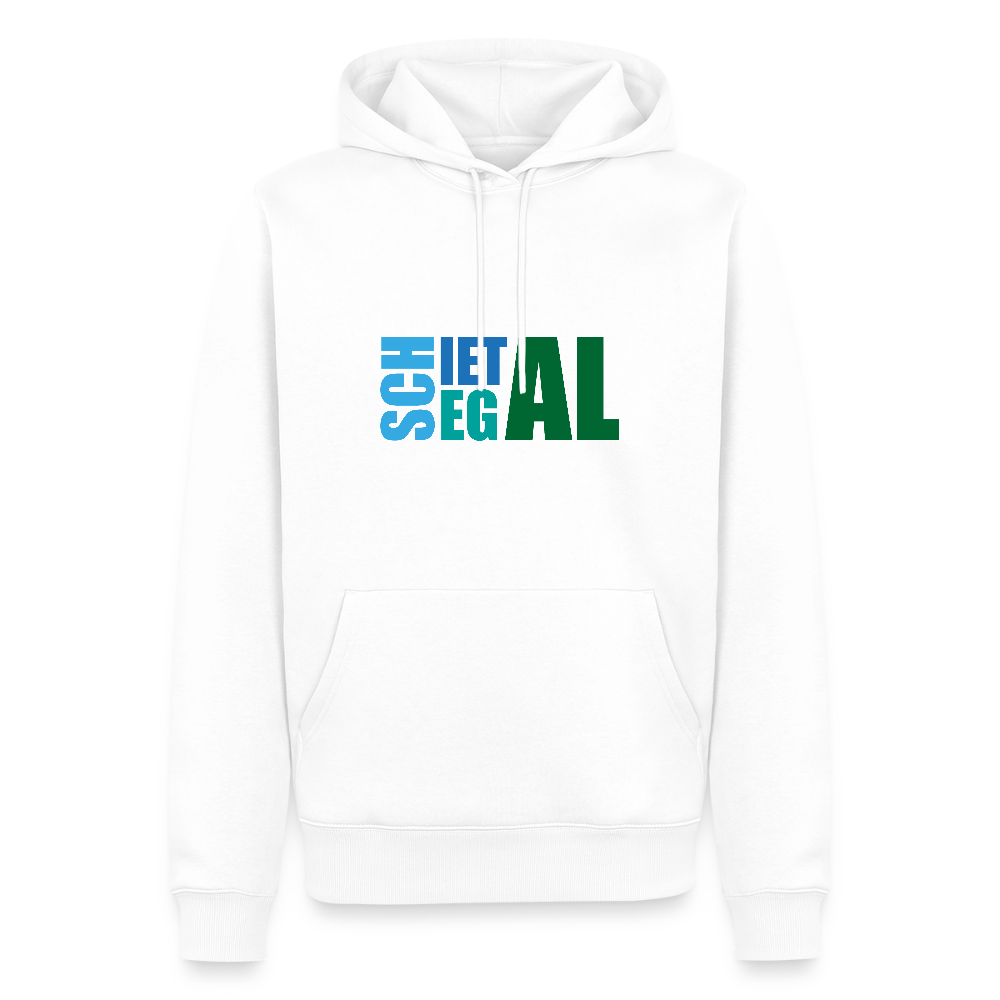 Herren Premium Hoodie - Schietegal - Weiß