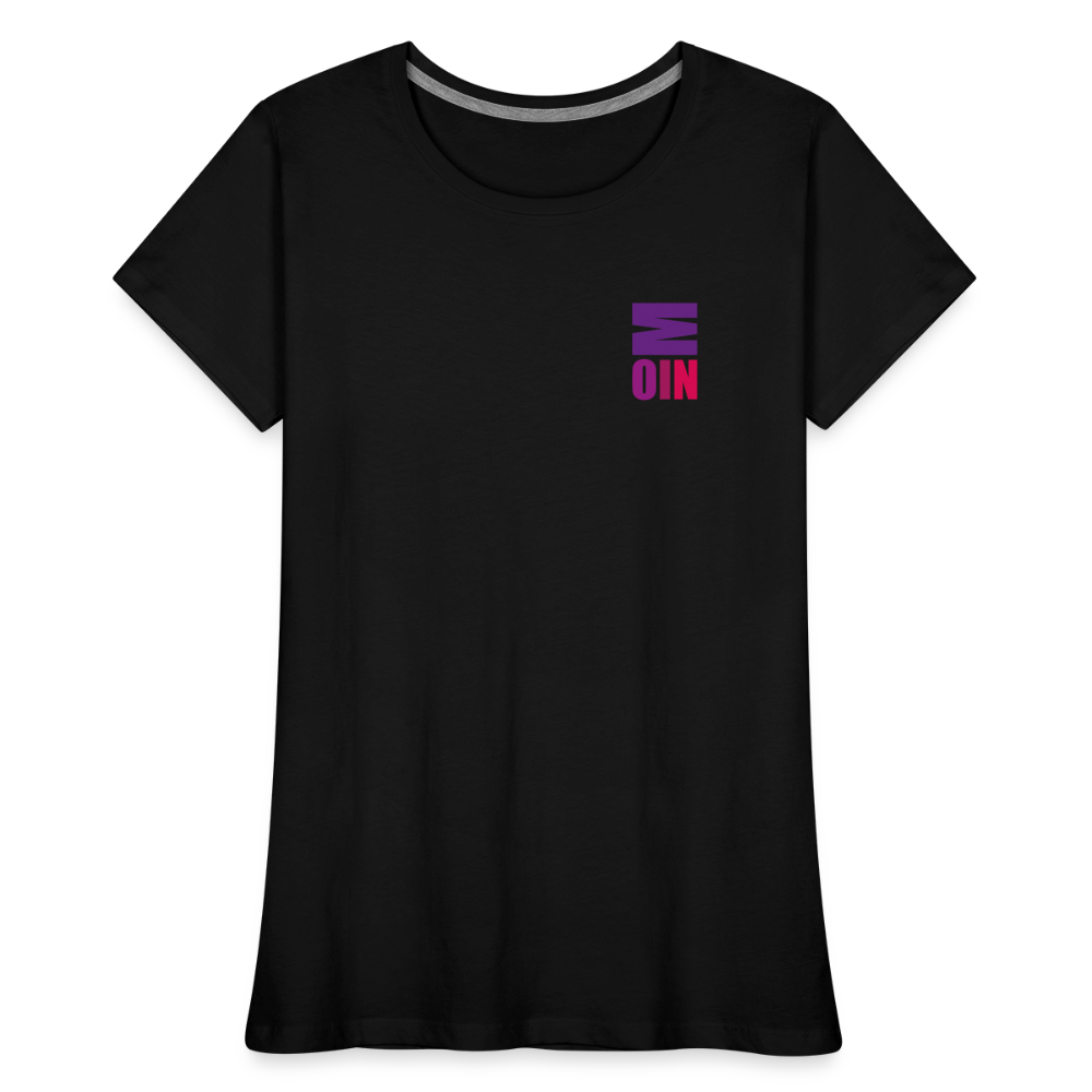 Frauen Premium Bio T-Shirt - Moin - Schwarz