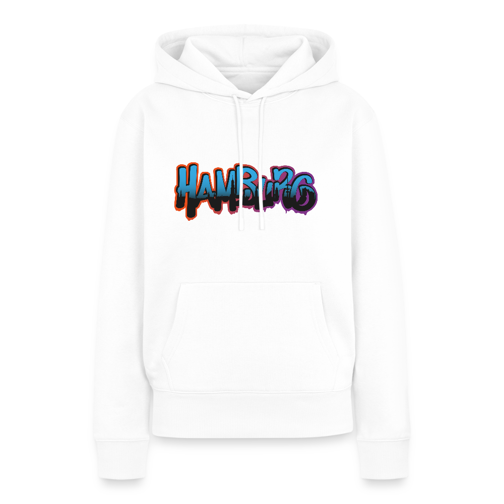 Damen Premium Hoodie - Hamburg - Weiß