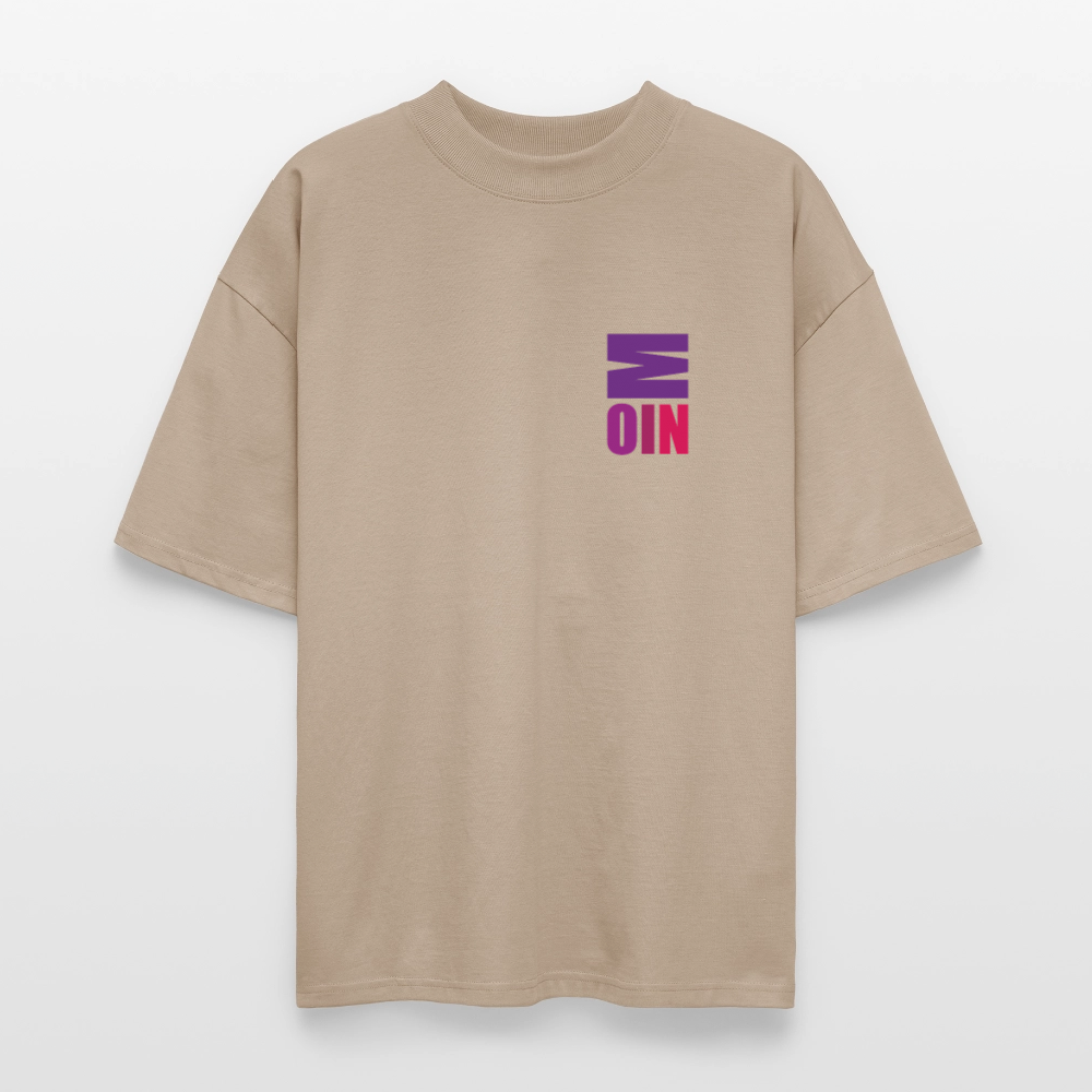 Unisex Oversize Bio-T-Shirt - Moin - Steingrau