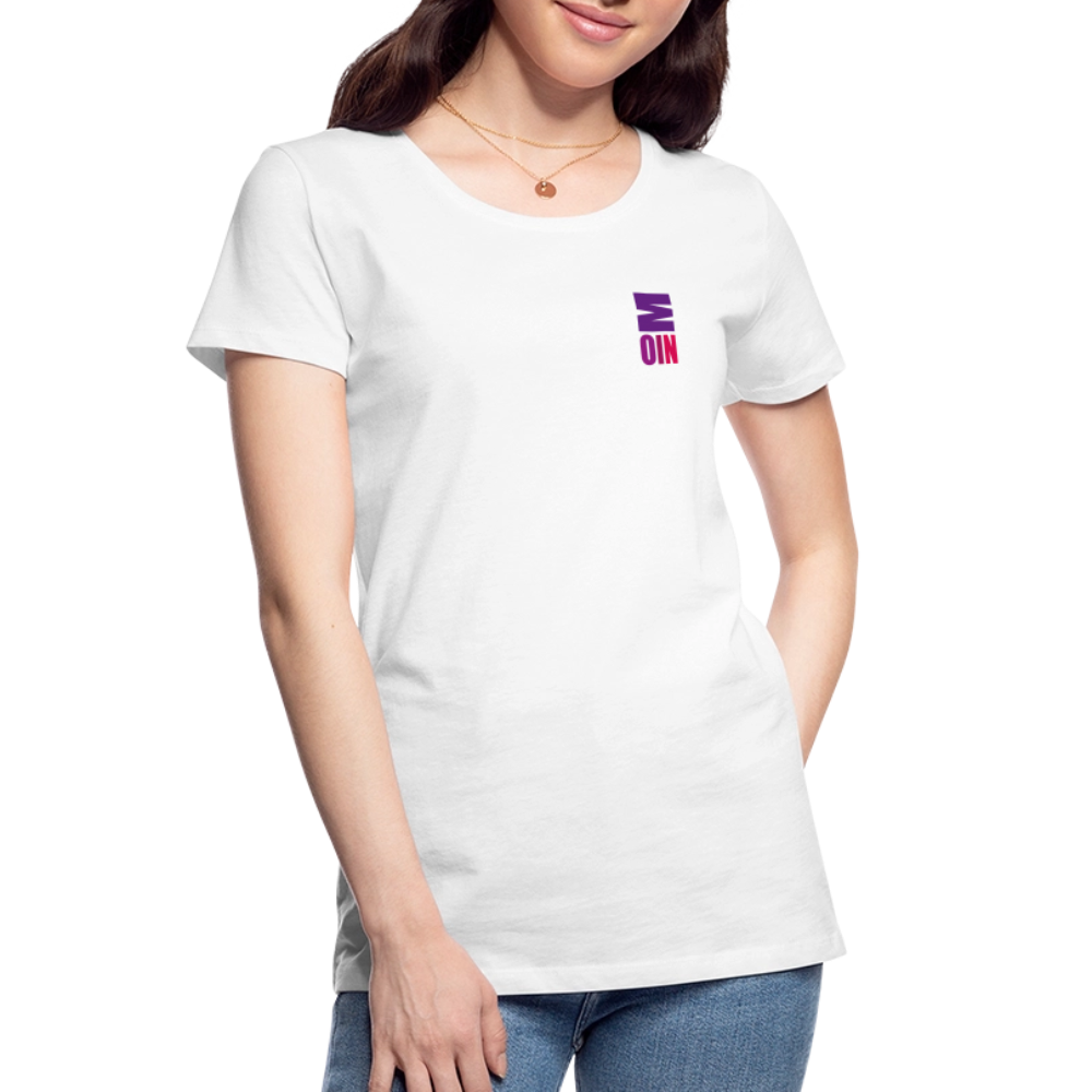 Frauen Premium Bio T-Shirt - Moin - Weiß