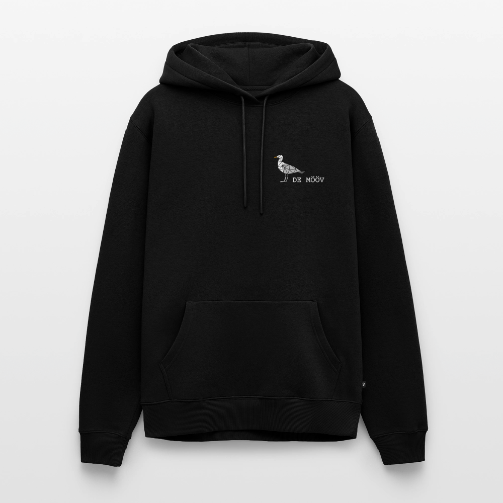 Herren Premium Hoodie - de Mööv (weiss) - Schwarz