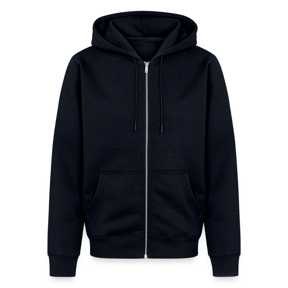 Herren Premium Kapuzenjacke - wat'n Schietweer (weiss) - Navy