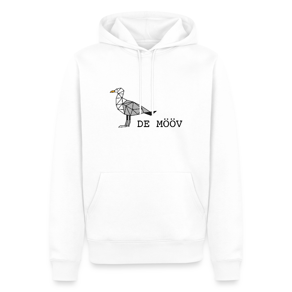 Herren Premium Hoodie - de Mööv - Weiß
