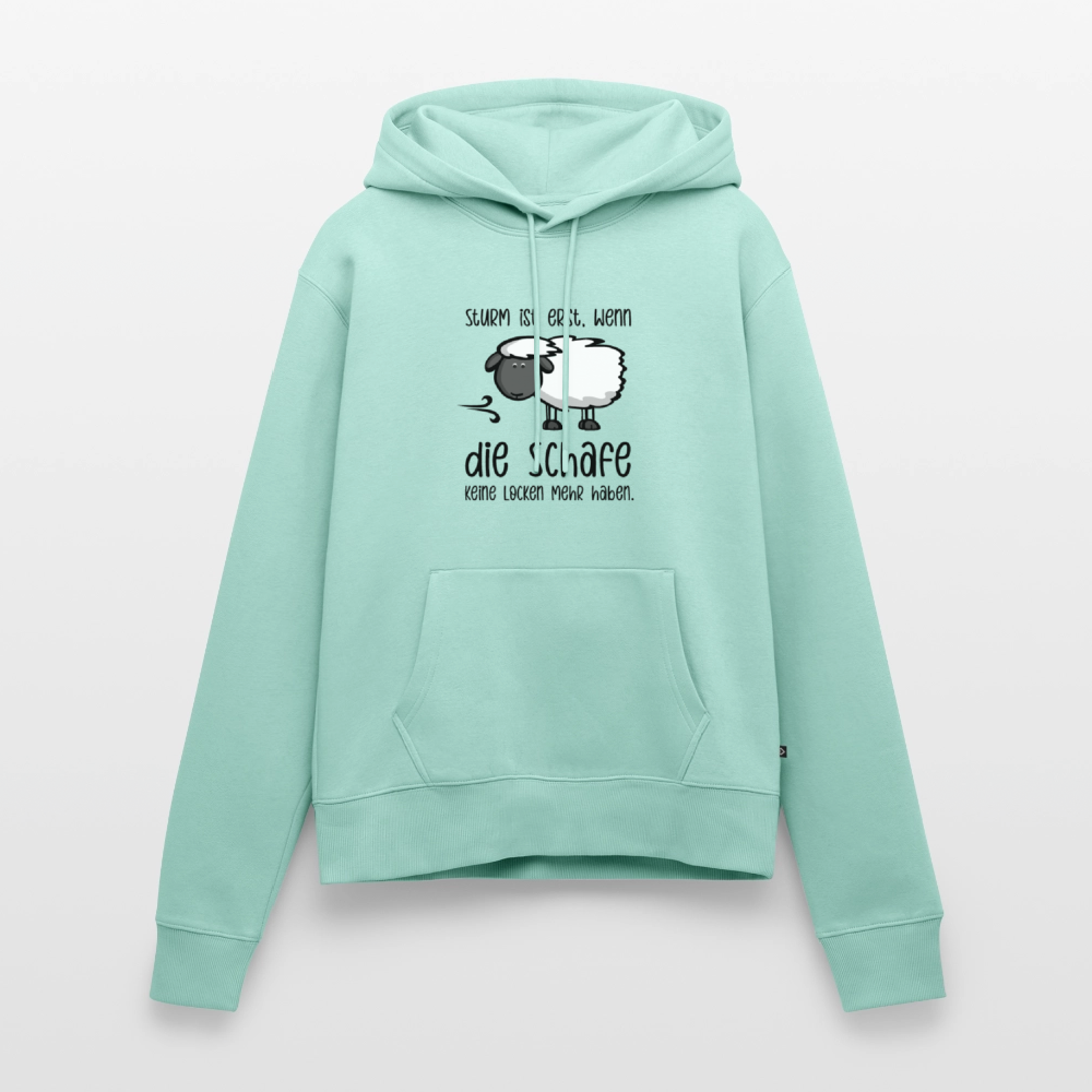 Damen Premium Hoodie - Schaf - Mint
