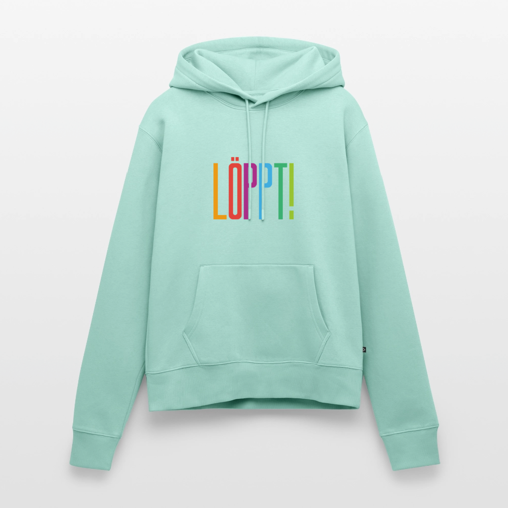 Damen Premium Hoodie - Löppt! - Mint