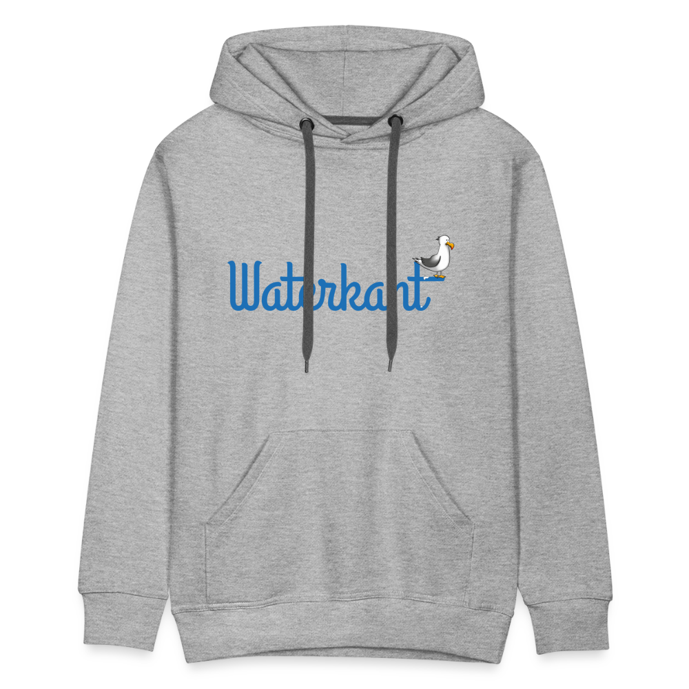 Männer Premium Hoodie - Waterkant - Grau meliert