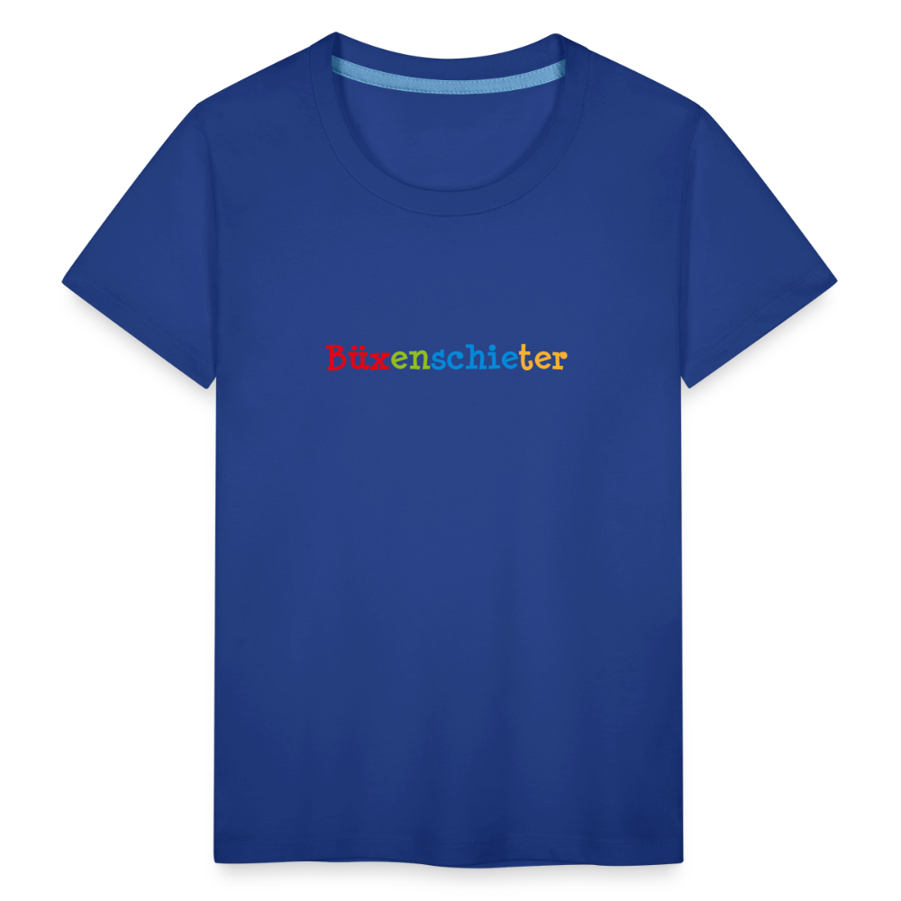 Kinder Premium T-Shirt - Büxenschieter - Königsblau